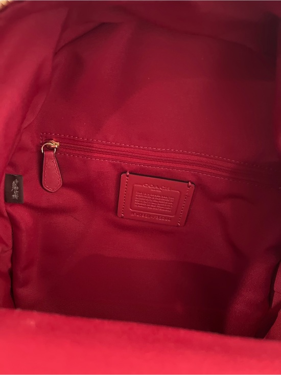 Authentic Coach Signature Medium Charlie Backpack main image 4